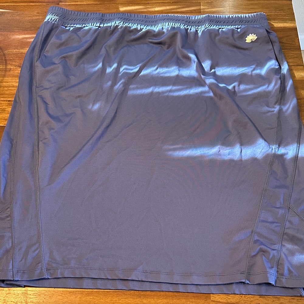 Purple/blue Athletic Skirt with Logo